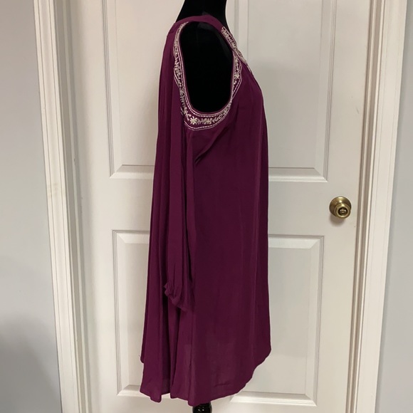 Time & Tru open shoulder long sleeves dress. XLarge - Picture 3 of 11